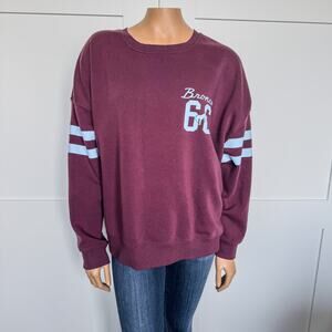 Ford Bronco 1966 Maroon/Light Blue Bronco Pullover Sweatshirt, Women’s Size XXL